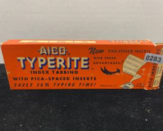 Aico typerite inserts w contents