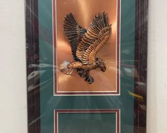 Metal Eagle framed