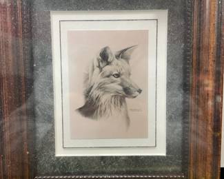 Spencer Williams fox small framed