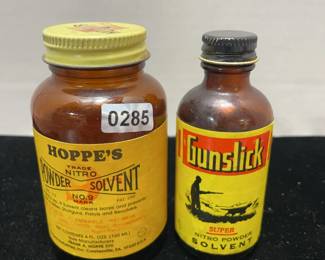 Gunslick solvent full hoppes solvent empty bottle
