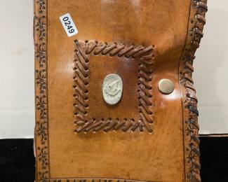 Handmade leather journal