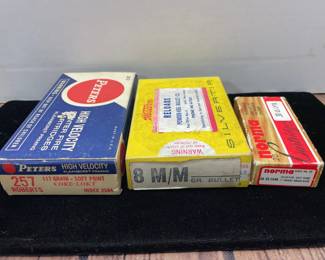 3 empty westernNormapeters ammo boxes
