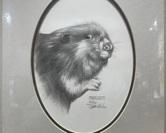 Spencer Williams Beaver print