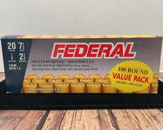100 rounds Federal 20gauge multi purpose