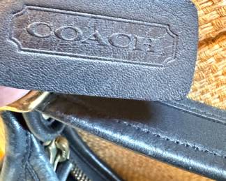 Coach Legacy Black Leather Crossbody Shoulder Bag