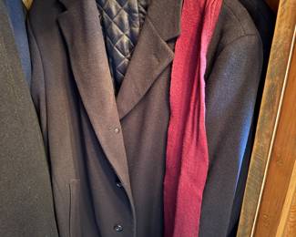 Jos. A. Bank Black Wool Overcoat