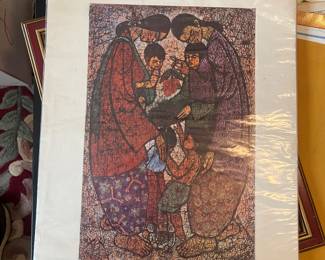 Thai Batik Art Lithograph "Fruit Season" Chuah Thean Teng 