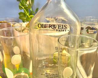Oberweis, Golf Highball Drinking Glasses