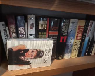 Dennis Lehane, Horror Stories, Ghost Story, Cell (Stephen King), The Stand (Stephen King), Four Past Midnight (Stephen King), The Shining, ‘Salem’s Lot, Night Shift, Carrie (Stephen King omnibus), It (Stephen King), Dreamcatcher (Stephen King), Gerald’s Game (Stephen King), Black House (Stephen King & Peter Straub), Cuba (Thomas Sanchez), Audrey Hepburn DVD Collection (boxed set).
