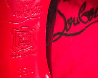 Christian Louboutin Black Leather Pumps, Size 35½ (US: 5.5)