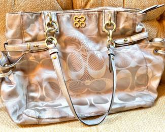 Coach Signature Jacquard Tote Bag