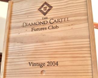 The Diamond Cartel Futures Club Vintage 2004 Wooden Wine Presentation Box