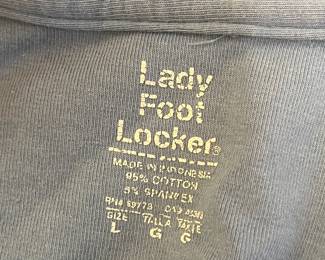 The lady footlocker