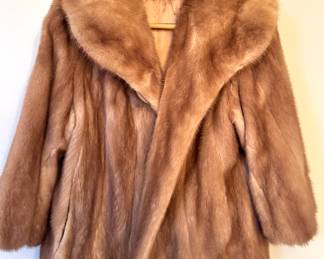 Vintage Blonde Mink Fur Jacket