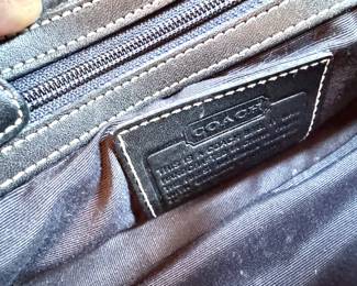 Coach Signature Jacquard Buckle Flap Shoulder Bag
