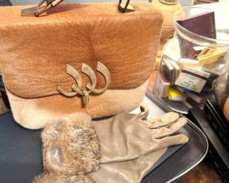 Cowhide Hair-On Leather Handbag