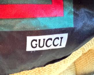 Gucci GG Monogram Silk Scarf
