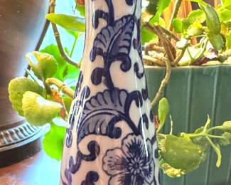 Blue & White Porcelain Candlestick