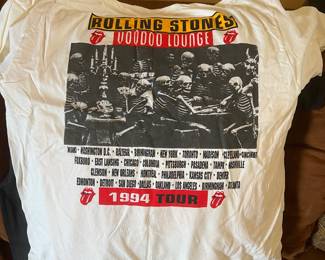 Vintage 1994 Rolling Stones Voodoo Lounge Tour Concert T-Shirt Universal Activewear XLarge