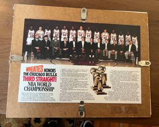 1993 Chicago Bulls “Three Straight” Wheaties