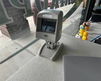 Lot #27 Datalogic Magellan 800i Omnidirectional Barcode Scanner POS Retail Stand