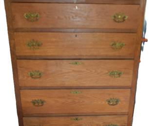 Antique Oak Dresser qith lovely antique hardware