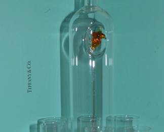 Beautiful Glass decanter set with glasses