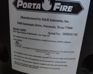 Porta fire place set