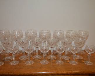 Cut Crystal glasses