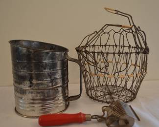 Antique kitvhen utensils