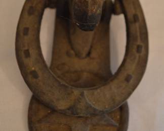 Iron Horse head door knocker