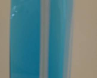 Blue Art Glass Vase