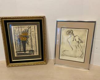 Bernard Buffet And Judith Economas Prints