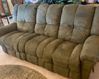 Another Dark Green Recliner Couch