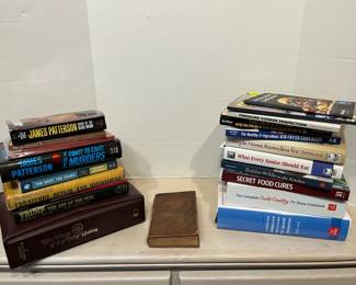 Cook Books, Reading Books, And A Vintage Book