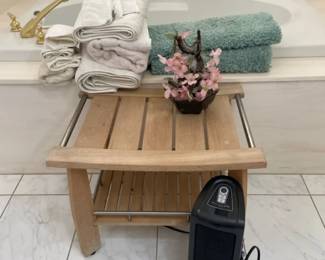 Shower Bench, Heater More Luxury