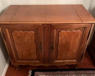MCM Bar Cart With Drink Glasses And More