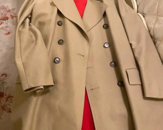 Harbor Master Tan Trench Coat