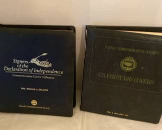 Two Albums Of Commemorative Stamps Collection