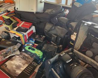 Cameras and Tripods and etc.