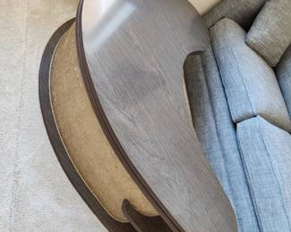 'Grand Server'  Boomerang-Shaped Coffee Table/Bar! Unique! 
