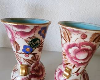 Boch Freres Vintage Handle vases - La Louviere Belgium - 1920's-1930's. 