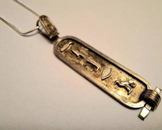 Egyptian Cartouche Pendant