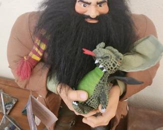 A few Harry Potter figures and books