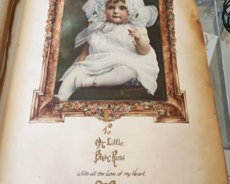 A outstanding tribute book done in the 30's to Ruth Danciger by one of the Danciger family. It is stunning! Handcrafted art and poetry.