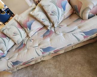 Vintage 1980's Floral Sofas. 