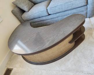 'Grand Server' Boomerang-Shaped Coffee Table/Bar! Unique!