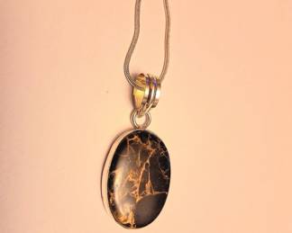 Sterling and Precious stone