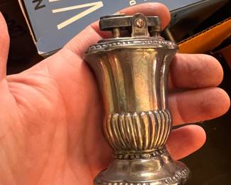 vintage and antique silver and gold lighters