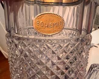 Bohemia lead crystal